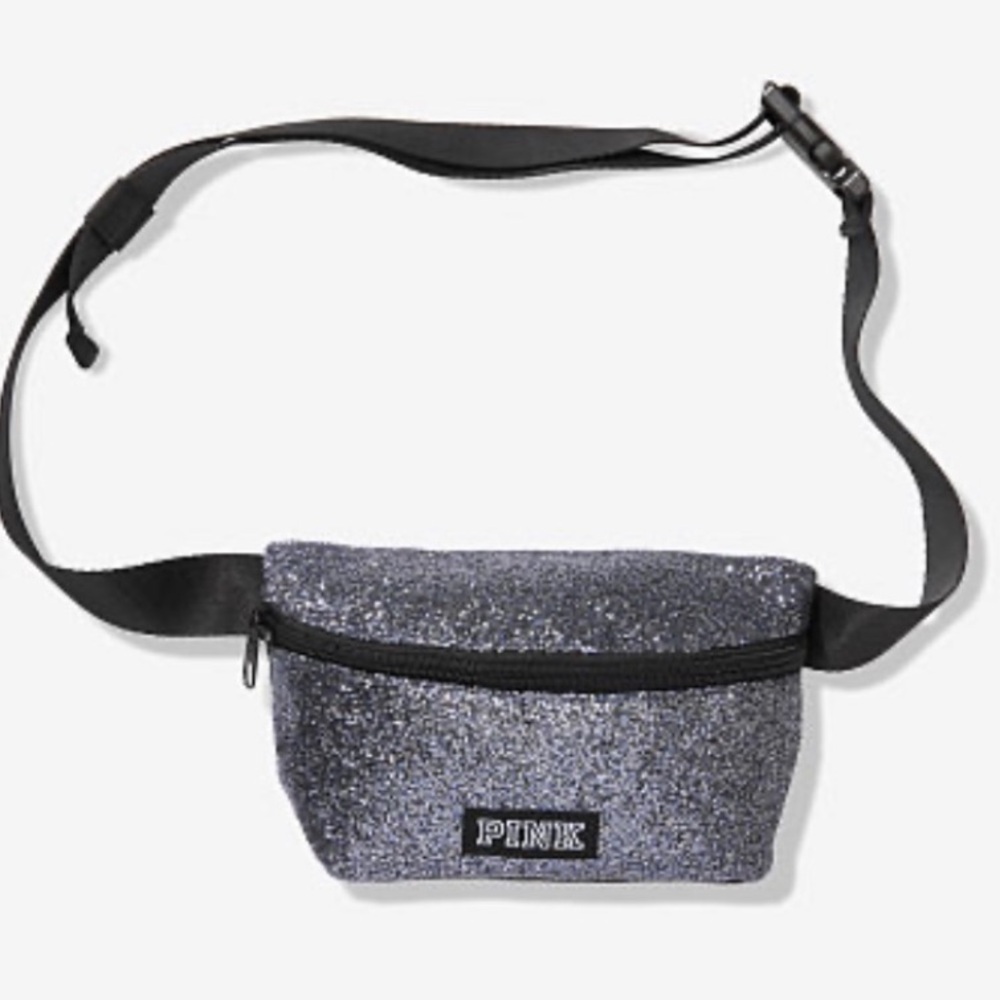 NWT VS PINK Glitter Belt Bag